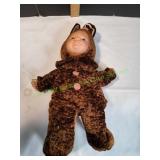 Sugar Loaf Gingerbread Bear Christmas Plush Baby