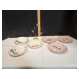 (6) Rosanna Fancy Shoe Plates & More