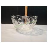 Vtg Walter Glass Germany Glass Serving Bowl