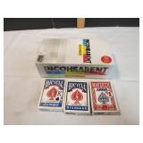 (3) Decks of Playing Cards & Incohearent Game