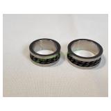 Matching Two-Tone Rings, Sz 6.5 & 9.5