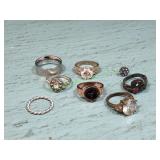 (8) Vtg Rings