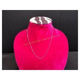 18" Sterling Silver Necklace