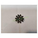 Vtg Flower Brooch