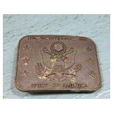 Bicentennial Spirit of America Belt Buckle