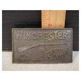 Vtg Winchester Repeating Arms Belt Buckle
