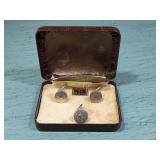 Vtg Italian Coin Cufflinks