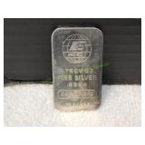 Engelhard 1 Troy Oz .999+ Fine Silver Bar