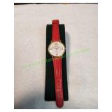 Eastman Quartz Watch w/ Red Leather Band