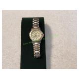 Vtg Lorus Sports V515-6C30 Two-Tone Watch