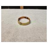 Vtg Horn Bangle Bracelet