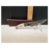 Damascus Steel Fixed Blade Knife