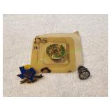 (3) Vtg Masonic Lapel Pins