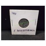 1940 5 Reichs Pfennig