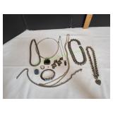 Vtg Necklaces w/ Bracelet, Earrings & More