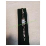 Vtg Ladies Avon Silver-Tone Bracelet Watch