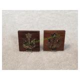 Vtg Swank Linkwood Hinge Cufflinks