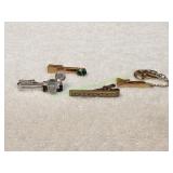 (4) Vtg Tie Clips