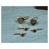 Vtg Swank Cufflinks & Studs Set in Gift Box