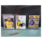 (3) Lebron James Trading Cards