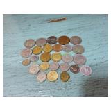 (25) Foreign Coins