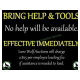 LARGE ITEMS - BRING HELP & BRING TOOLS
