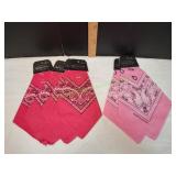 (6) Kaiser 100% Cotton Bandanas, New
