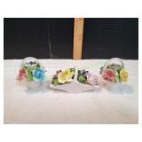 Vtg Staffordshire Salt & Pepper Shakers