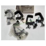 (5) Chauvet DJ CLP-03 Light Duty C-Clamps
