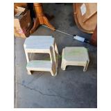 (2) Plastic Step Stools