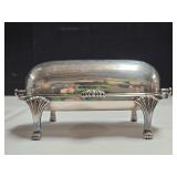 Vtg Old English by Poole Roll-Top Butter Dish