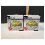 (2) Dips On Ice Acrylic Dip Bowl Set