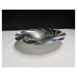 Vtg Armetale Footed Dish