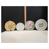 (4) Vtg Decorative Plates