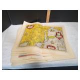 Vtg Reproduction Maps