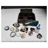 Vtg Dymo M-6 Label Maker & Mini Label Maker