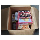 Box of Vtg Board Games & More