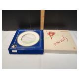 (2) Vtg Decorative Gnomes Plates