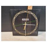 Turbo Grid Pattern Wall Clock