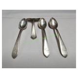American Coin Sterling Silver Spoons w/Baby