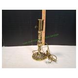 Vtg Candlestick Lamp