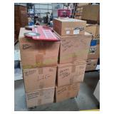 (6) Boxes of Household Items & More