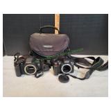 Nikon & Canon Cameras in Bag