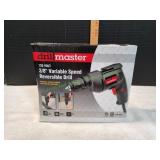 Drill Master 3/8" Variable Speed Reversible Drill
