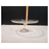 Vtg Viking Pedestal Cake Stand