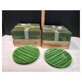 (2) Temp-Tations Classic Dessert Plates, 4pc