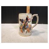 Vtg Sadler Black Prince Ceramic Tankard