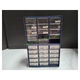 (2) 15-Drawer Parts Organizers