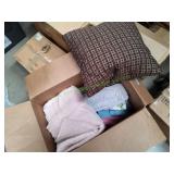 Box of Towels, Throw Pillow & More
