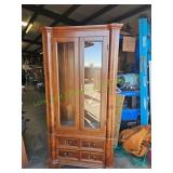 Display Cabinet w/ Glass Shelves